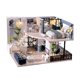 thumbnail image 1 of Diydollhouse miniatura con muebles, modelo ático regalo juguetes, 1 of 4