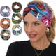thumbnail image 2 of Paquete de 8 diademas africanas para mujer, diademas anchas estilo bohemio para el cabello de mujer, turbante anudado antideslizante, diademas africanas para hacer deporte, yoga,, 2 of 6