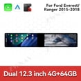 thumbnail image 3 of ZWNAV Dual 12.3 inch Screen Car Radio For Ford Everest/Ranger 2015-2018 Android GPS Navigation Multimedia Video Player Stereo Receiver Head Unit, 3 of 14