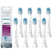 Pack of 1 Genuine P-hil-ips S-on-icare HX9034/65 G2 Optimal Gum Care Standard sonic Set of 8 Replacement Toothbrush Heads White