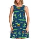 thumbnail image 1 of Disketp Little Pirate Crocodile para Vestido sin Mangas para Mujeres, Vestidos de Verano para Mujeres, Casual y Holgado para la Playa, 1 of 7