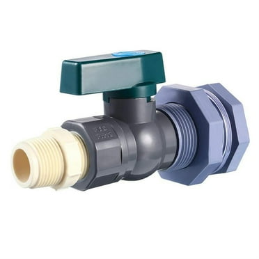 GYZEE Rain Barrel Diverter Kit Water Barrel Spigot Fittings Ball Valve Garden Faucet