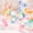 Dream Bubble Wonderland, variant on 48 Pcs Vintage Floral Wreath Stickers, Die-Cut Cardstock Flower Frames for Scrapbooking, Aesthetic Garland Ephemera for Junk Journaling, Circular Photo Frame Decals for Card Making & DIY Crafts