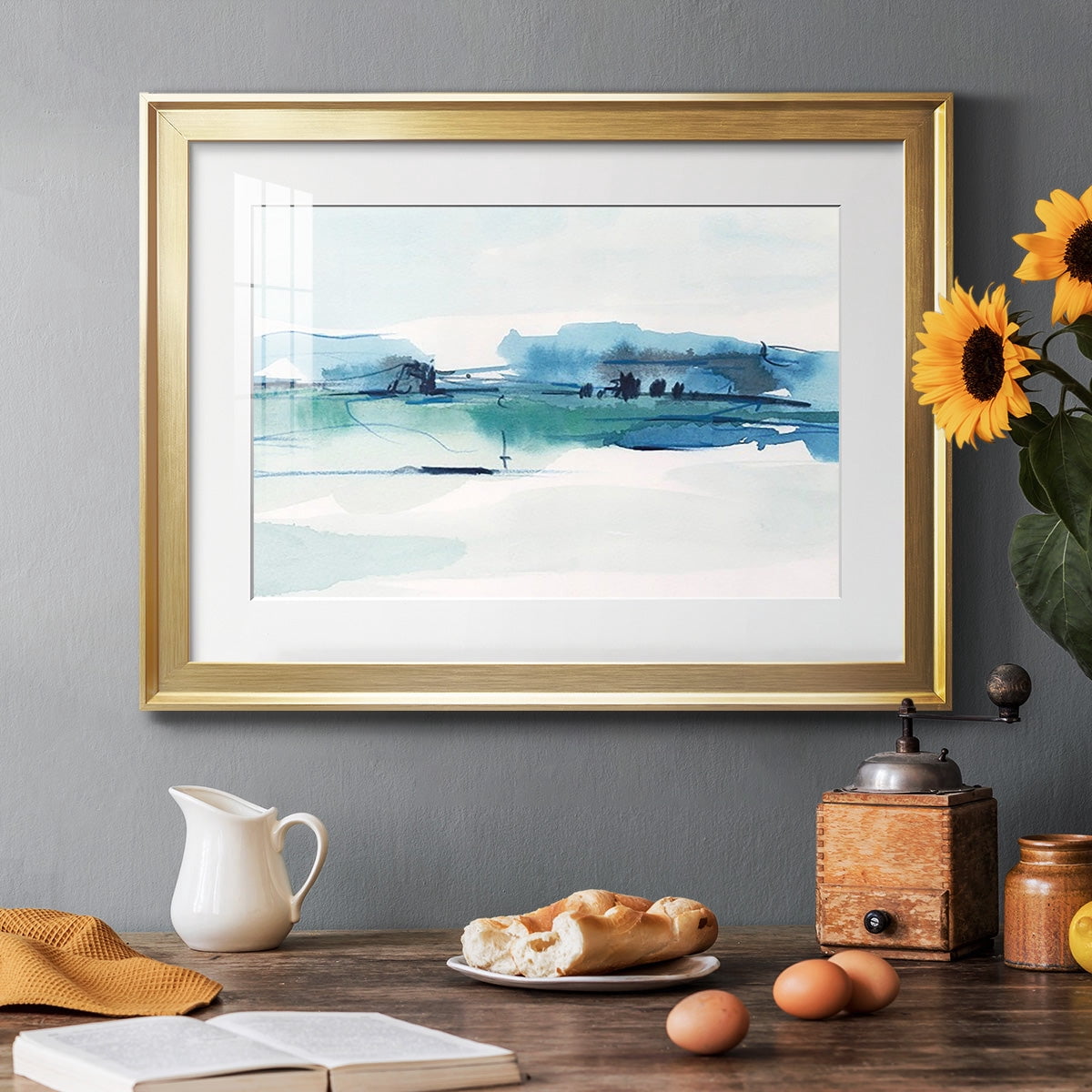Ultramarine Vista II Premium Framed Print - Ready to Hang