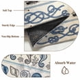 thumbnail image 6 of Vintage Coastal Area Rugs 3'x5', Washable Small Throw Rugs for Living Room Bedroom, Beach Nautical Seahorse Shell Anchor Indoor Outdoor Rug Non-Slip Low Pile Carpet Runner Reversible Floor Mats, 6 of 8