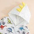 thumbnail image 5 of XBASW Baby Boys Spring Fall Sweatsuit Outfit 1-5T Toddler Dinosaur Print Hoodies Sweatshirt Sweatpants 2PCS Set, 5 of 7