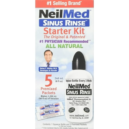 Neilmed Sinus Rinse Starter Kit with 5 Packets