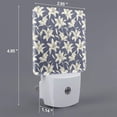 thumbnail image 2 of Salouo Lilies Flowers for Night Lights Plug into Wall 1 Pack, 0.5W Plug in Night Light with Dusk-to-Dawn Light Sensor LED Nightlight for Bathroom, Adult, Hallway-US, 2 of 7