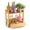 Beige, variant on Sorbus 2-Tier 13" Bamboo Kitchen Organizer with Pull-Out Drawer, Beige