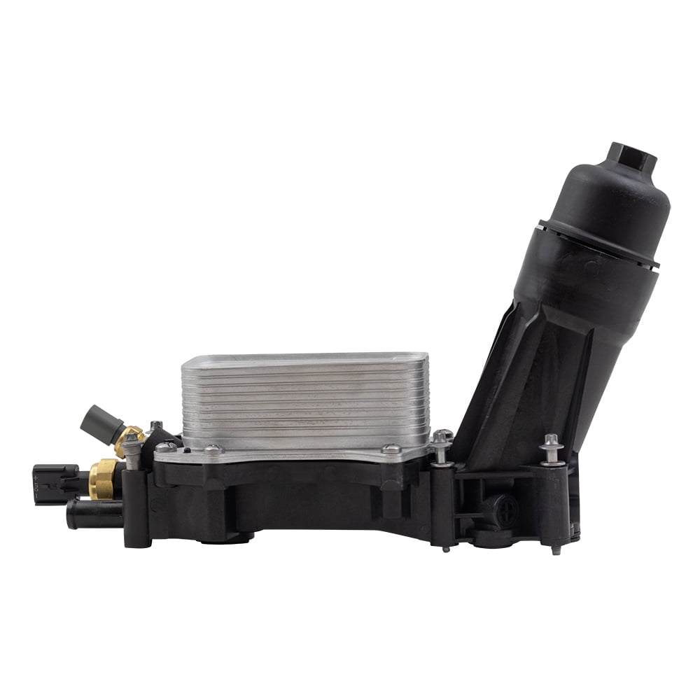 BROCK Engine Oil Filter Housing Adapter with Cooler Assembly