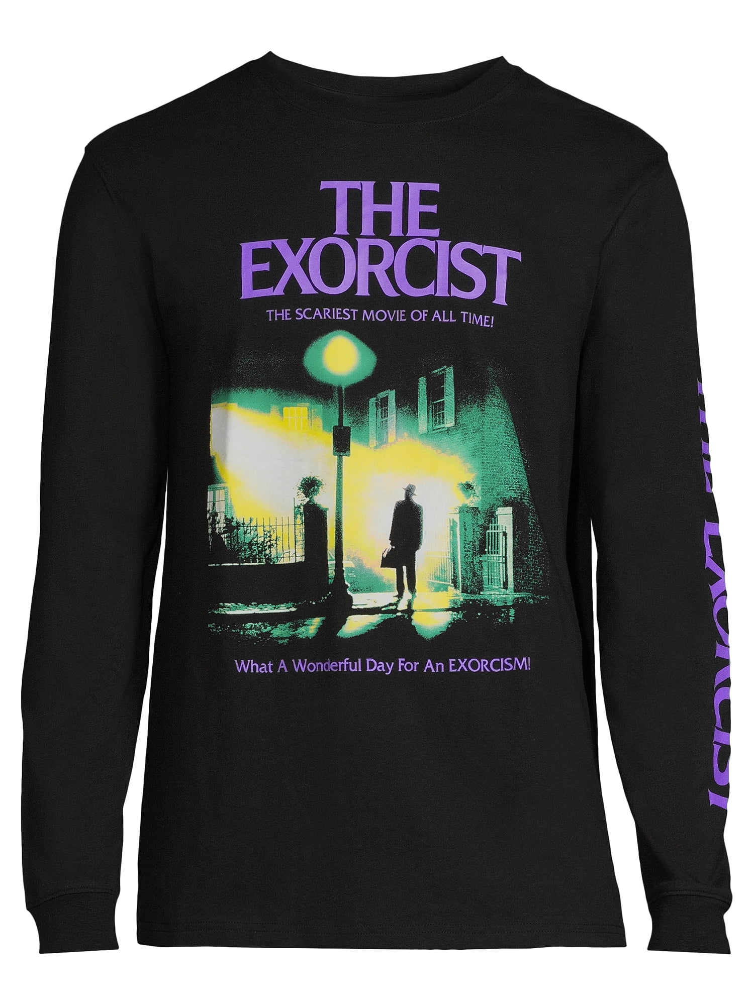 The Exorcist Horror Men's & Big Men's Glow Graphic T-Shirt