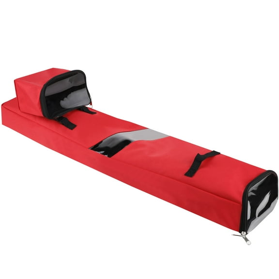 Wrapping Paper Storage Bag Rolls And Ribbon Holder Tear Proof Christmas Gift Wrap Storage Organizer With Detachable Pocket 121*25*12.5cm