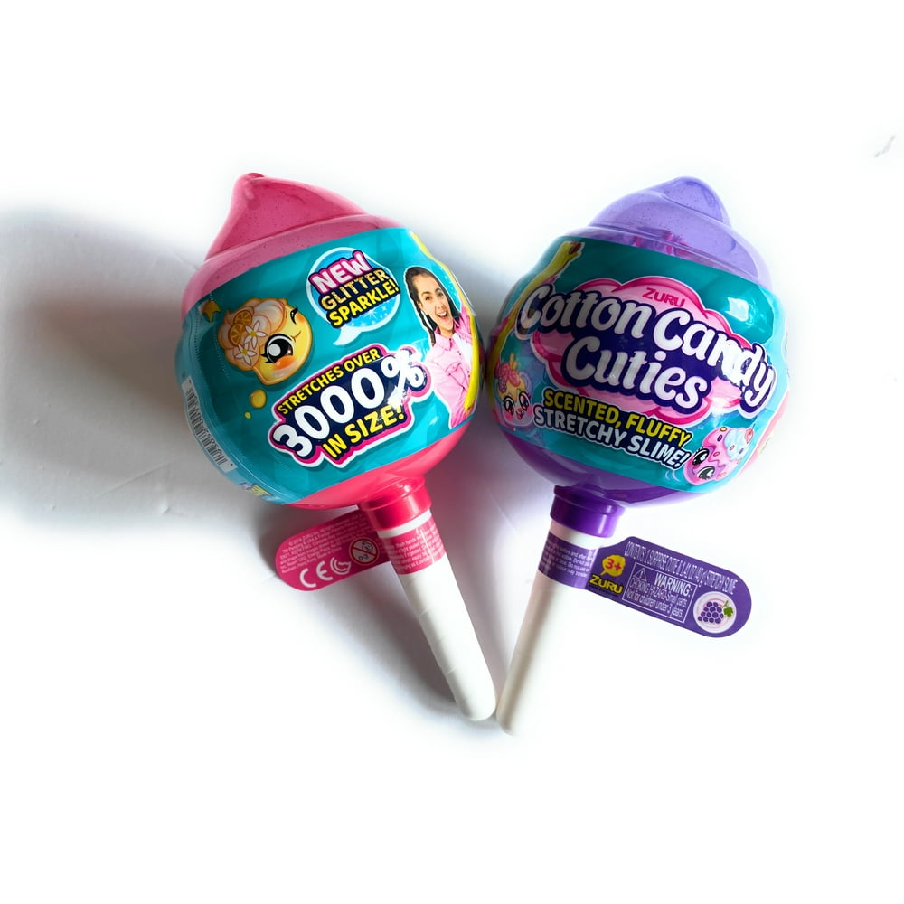 Oosh Zuru Cotton Candy Cuties Series 2 Stretchy Slime Medium Pop Bundle
