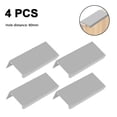 thumbnail image 1 of 4pcs Black Mount Finger Edge Pull Concealed Handle for Home, 1 of 4