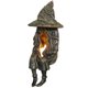 thumbnail image 3 of Lámpara De Candelabro De Bruja Creativa De Halloween, Luz De Vela De Resina, Decoración De Jardín, Decoración De Puerta Delantera, Artesanía De Resina De Halloween Sweethay HA037612-00, 3 of 6