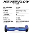 thumbnail image 6 of Voyager Hover Flow, Blue Hoverboard with Lights for Kids, 6 of 11