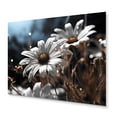 thumbnail image 2 of Designart "Daisies landscape Sunrise III" Floral Metal Wall Art, 2 of 5