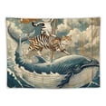 thumbnail image 5 of Orinice Cute Cat Tapestry Wall Hanging Unique Style for Home Decor - Graphic Tapestries for Living Room Bedroom Apartment Farmhouse Dorm 60x50inch, 5 of 6