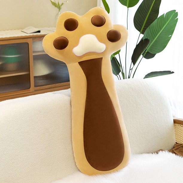 70-110cm Cat Paw Pillow / Doll / Plush Toy / Children / Sleeping Doll In Bed / Cloth Doll As A Birthday Gift for GirlsYellow110cm Deng Xun unisex