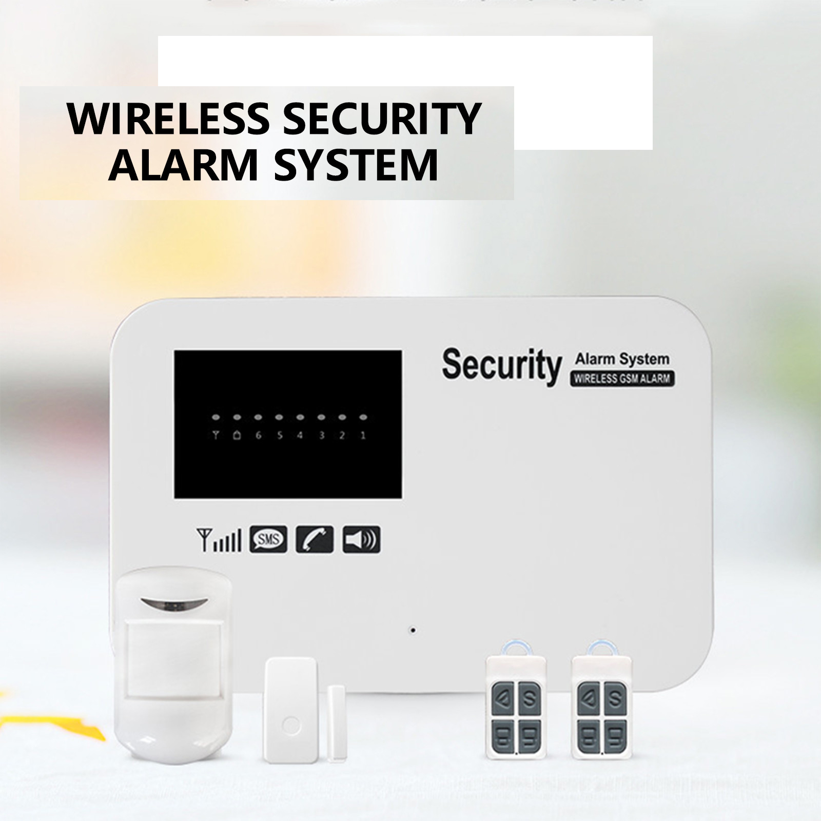 Home GSM Wireless Intelligent Burglar Alarm Host GSM Burglar Alarm Host