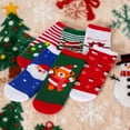 thumbnail image 5 of Baby Toddler Kids Christmas Socks 6 Pairs Colorful Crew Socks for Boys Girls 0-9 Years(Gift Box), 5 of 5
