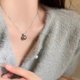 thumbnail image 1 of Collar de perlas para mujer, diseño de nicho que combina con todo, cadena de clavícula de lujo de alta gama, colgante de amor, joyería, 1 of 5