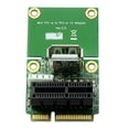 thumbnail image 2 of Adaptador de Conversión de Adaptadora -E 1X Altura Media / Completa Macarena Tarjeta adaptadora Mini PCIe a PCIe, 2 of 8