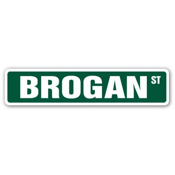 SignMission SS-BROGAN 4 x 18 in. Childrens Name Room Street Sign - Brogan