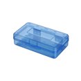 thumbnail image 1 of Monstrate Estuche para lápices de plástico transparente con brillo nacarado, caja de papelería de gran capacidad, tapa hermética a presión, Almacenamiento y organización del hogar Azul, 1 of 6