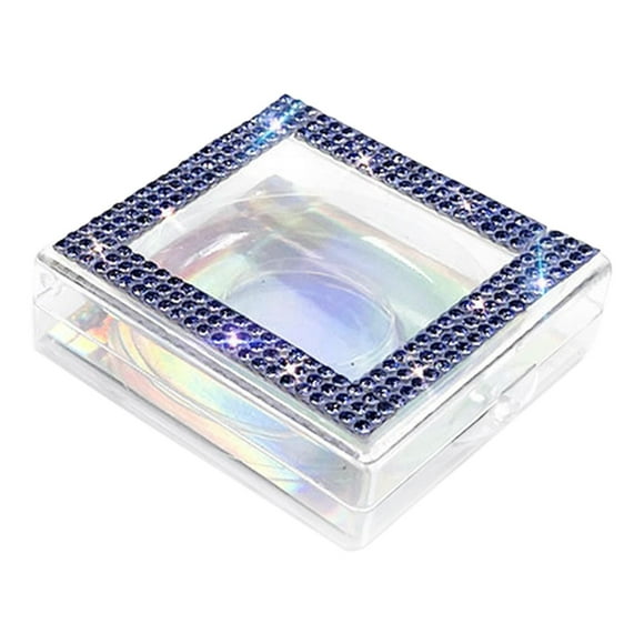 Caja de ñas postizas 3D Zulema vacíos cuadrados para mujeres Caso de pestañas postizas