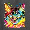 thumbnail image 5 of Wild Bobby Dean Russo Colorful Blue Eyes Cat Cat Lover Men Graphic Tee, Heather Black, 5X-Large, 5 of 5