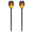 thumbnail image 4 of YouLoveIt 2 PCS Solar Power Torch Light 33/96 LED Flickering Flames Torches Lights Outdoor Landscape Decoration Solar Garden Lights Waterproof Solar Landscape Lights Decorative, 4 of 8