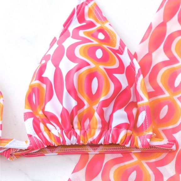 Vedolay Plus Size Swimsuit Women's Solid Scoop Neck Push up Padded Brazilian Thong Bikini Swimsuit Bathing Suit,A L