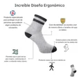thumbnail image 2 of 2 X Pares Calcetines Quarter Pie Diabético Wilson Colores, 2 of 7