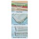thumbnail image 5 of Estantería de plástico transparente con 4 separadores de regla removibles, estación de trabajo para lápices, clips, estuche para utensilios de escritura, ideal para hogar, oficina,, 5 of 9