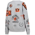 thumbnail image 3 of Women's Gameday Couture Heather Gray Cincinnati Bengals Always On Repeat Fleece Sweatshirt, 3 of 3