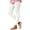 White, variant on Women's Solid Ribbed High Waisted Leggings Stretchy Soft Yoga Pants Tummy Control Workout Tights Casual Skinny Gym Running Trousers White