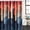 Red Beige Dark Blue, variant on Orange Blue Red Shower Curtain Set - Standard 72" x 72" Washable Bathtub Curtain with 12 Hooks, Modern Minimalist Vintage Art Waterproof Fabric Stall Shower Curtains for Bathroom/Bathtub Décor