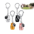thumbnail image 2 of Pet Urn Keychain - Waterproof Moistureproof - Cat Cremation Ash Jar - Mini Dog Finger Storage Bottle - Puppy Paw Pendant Pet Souvenir, 2 of 8