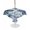 Sky Blue, Denim, White, variant on Outdoor Tablecloth with Umbrella Hole for Patio/Picnic/Party/Camping, Green Monstera Deliciosa Waterproof Table Cloth Round Cover Washable, Summer Botanical Tropical (Dia 54")