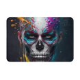 thumbnail image 2 of Goofa 16"x24" Inches Modern Abstract Colorful Skull Doormats for Outdoor Entrance - Non-Slip Welcome Mat, Heavy Duty Door Mats Outdoor, Spring Doormat, 2 of 9