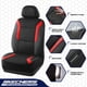 thumbnail image 4 of Fundas de asiento de coche de espuma viscoelástica compatibles con airbag Skechers, color rojo, 4 of 8