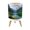 Color 4, variant on Small Trash Can with Lid Serene River Landscape Green Trees Yellow Wildflowers Blue 1.8 Gallon Dog Proof Trash Can Round Garbage Can Waste Bin Wastebasket for Bathroom Bedroom Living Room