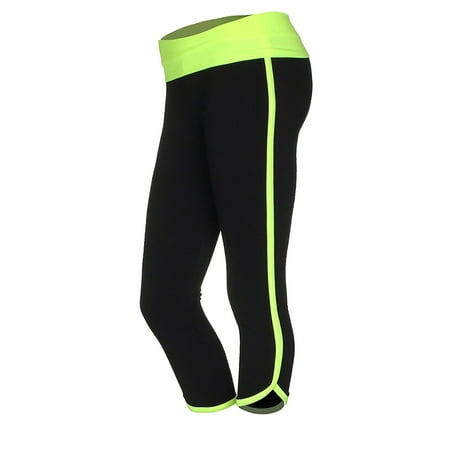 Emmalise Junior Women's Retro Vintage Exercise Yoga Bottom Pants -