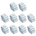 thumbnail image 1 of Unique Bargains 30 Pack 5-7mm Double Ear Hose Clamp, Galvanized Steel Crimp Rings, 1 of 6
