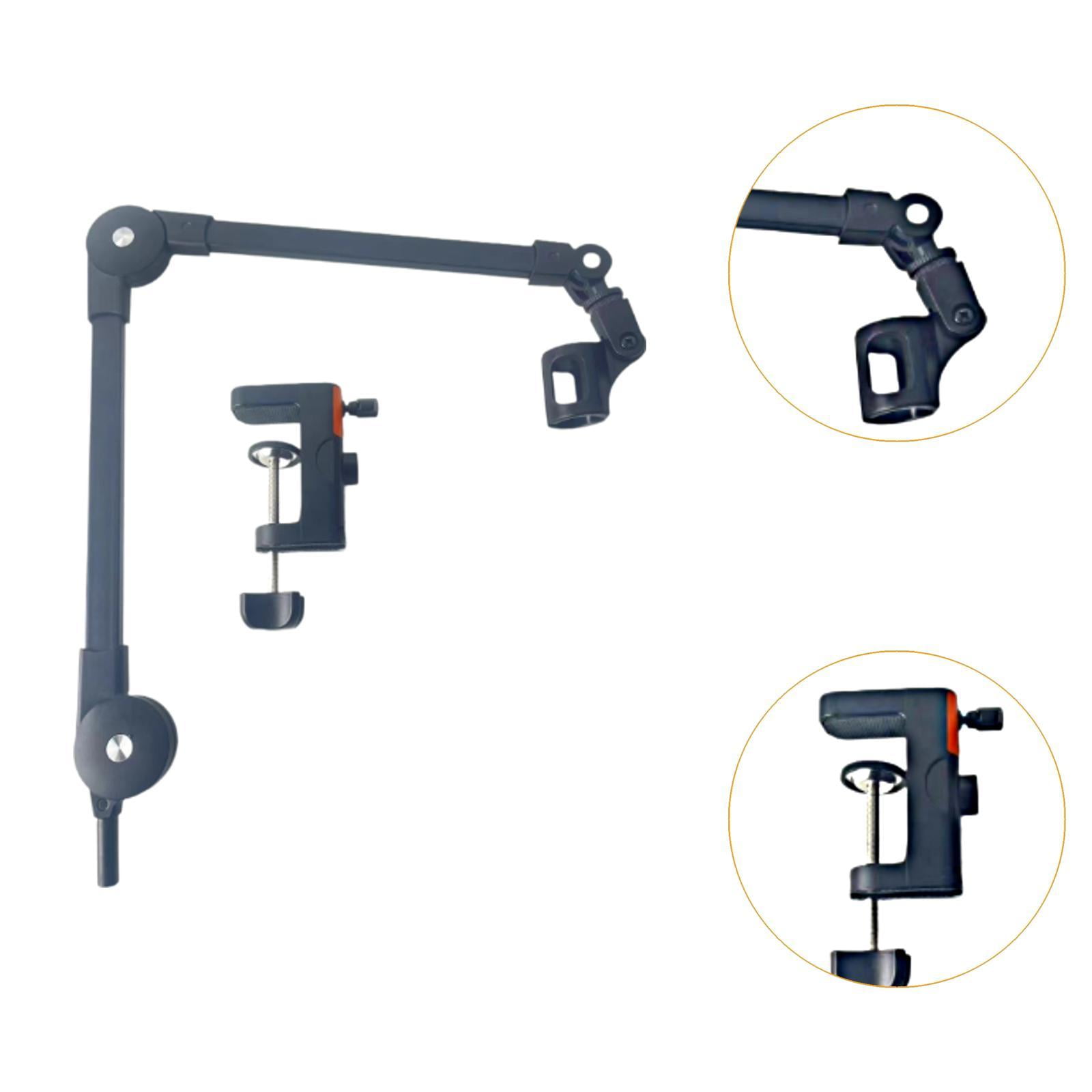 Microphone Arm Stand Boom Arm Stand Adjustable Holder Durable Alloy Material for Streaming Podcast Studio