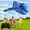 Blue, variant on 2026 New Remote Control Airplane, Gravity Glider Foam RC Fighter 361° Remote Control Glider Airplanes with Lights Airplane Model, Outdoor Flight Toys for Teens and Adults