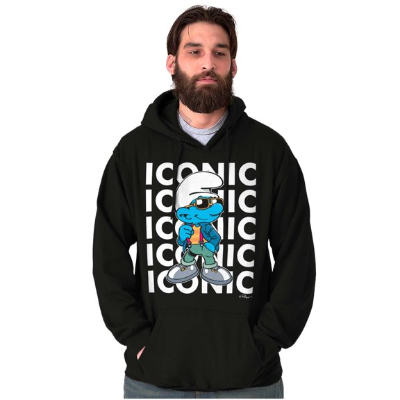 Urban Streetwear Smurf Iconic Cartoon Hoodie Sweatshirt Women Men Brisco Brands S