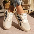 thumbnail image 2 of YOUYEDIAN Sneakers for Women Fashion Platform Round Toe Mesh Knit Slip On Sneakers Sport Breathable Versatile Comfy Strap Casual Skate Shoes, 2 of 5