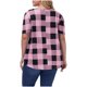 thumbnail image 4 of ICHUANYI Clearance Women's Fashion Plus Size Printed Round-neck Short Sleeve Loose T-shirt Tops(Pink, XXL) ICHUANYI WER2023080911337, 4 of 9